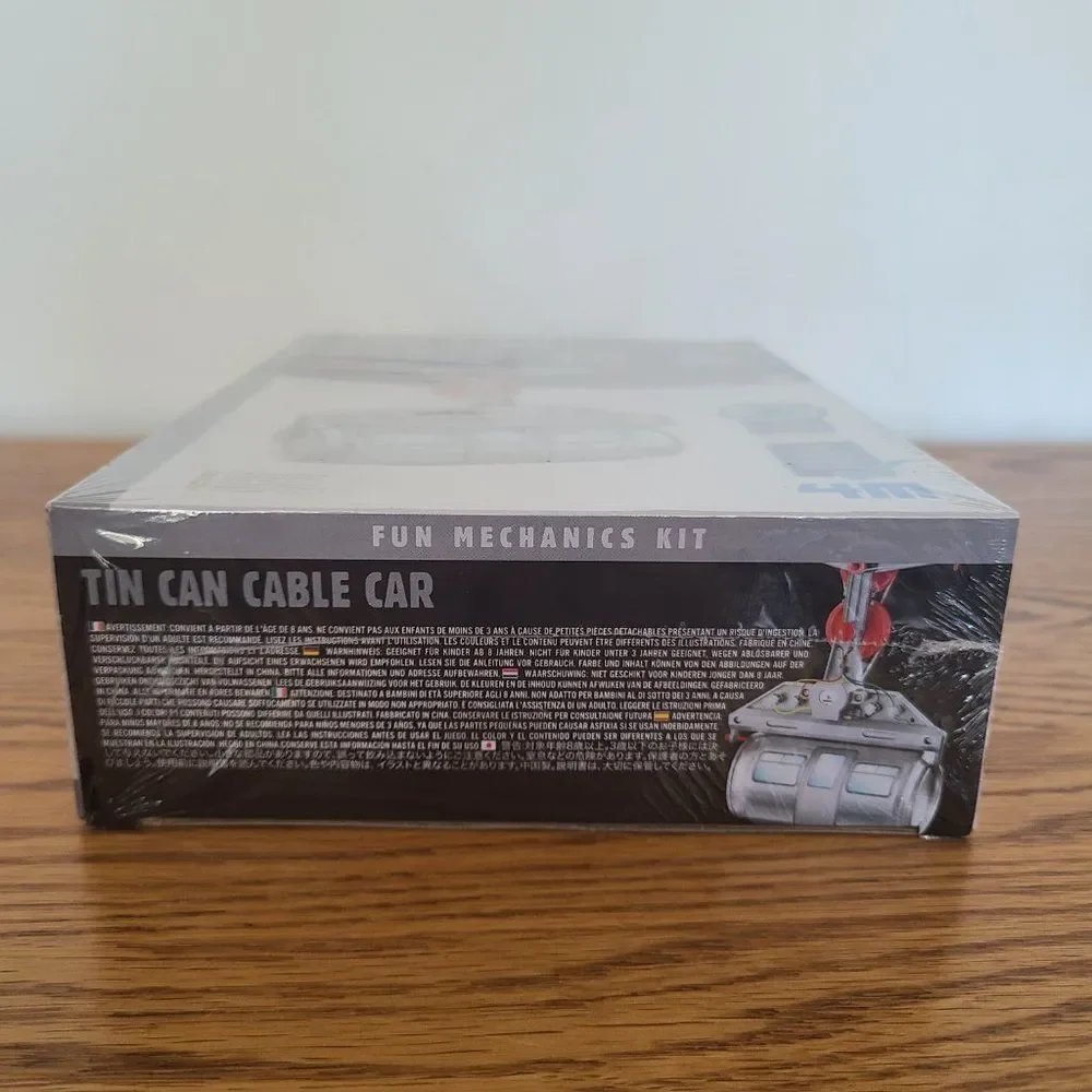 Toysmith Tin Can Cable Car Science Kit ~ Project Hobby Kids Science Mechanic Kit